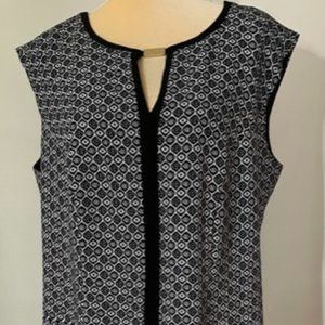 Women's Black , pink and yellow shift dress